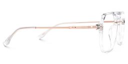 Lizbeth Aviator Clear Glasses2