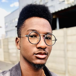 Ortiz Round Blue-Floral Glasses5