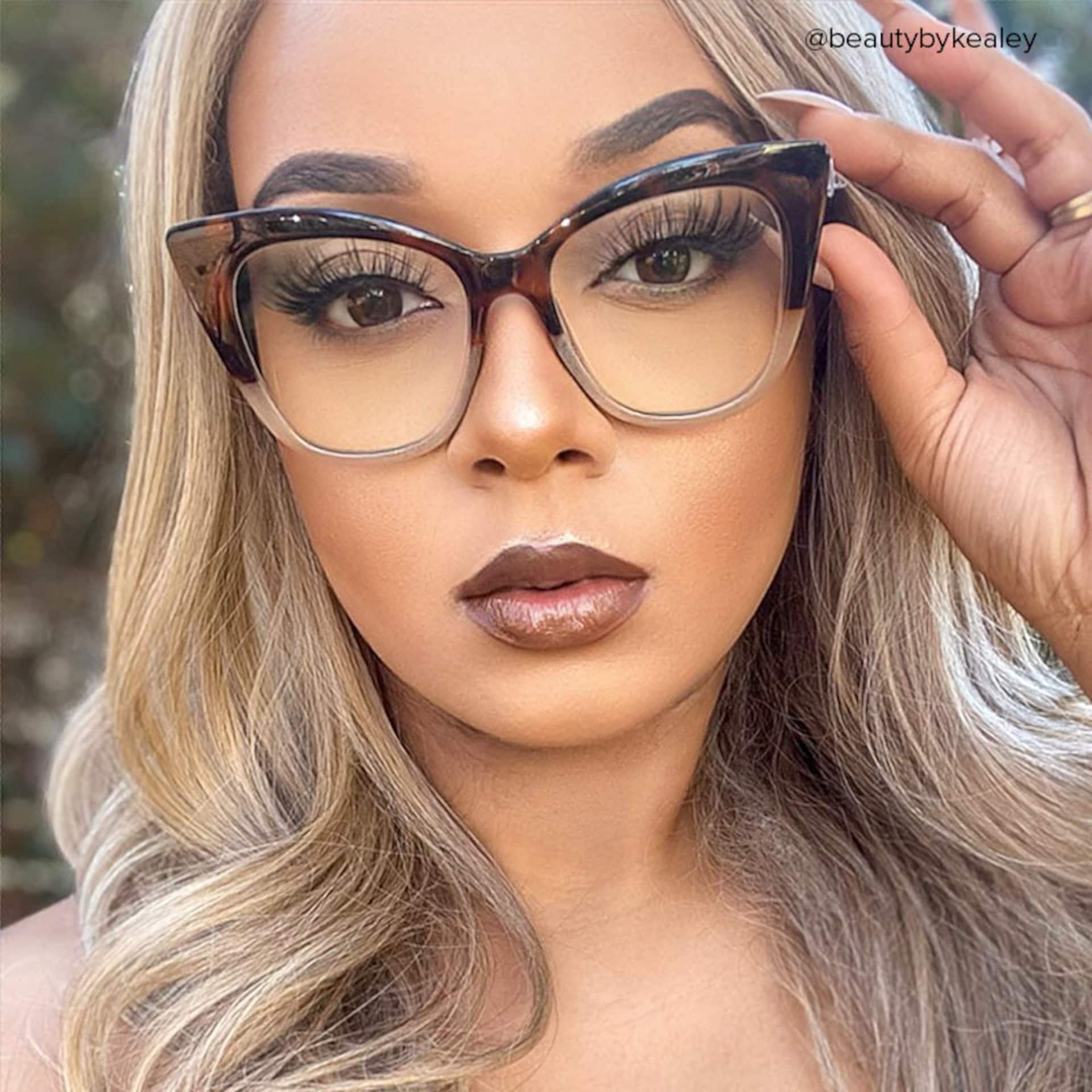 Royster Cateye Tawny Glasses | Zeelool Glasses6