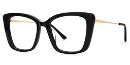 Sheyla Cateye Black Glasses2