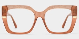 Mavis Square Beige Glasses1