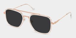 Nayeli Clear Aviator Sunglasses2