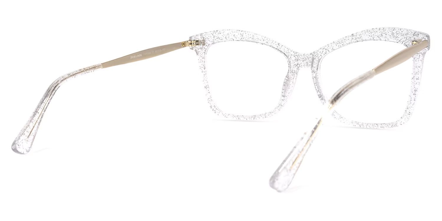 Isaebella Butterfly White Frame Glasses | Zeelool Optical4