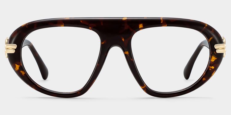 Aveline Tortoise Aviator Glasses