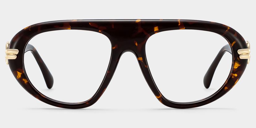 Aveline Tortoise Aviator Glasses