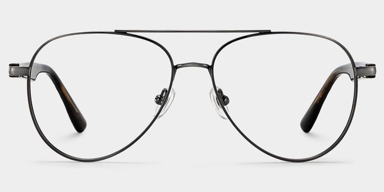 Aspen Black Aviator Glasses