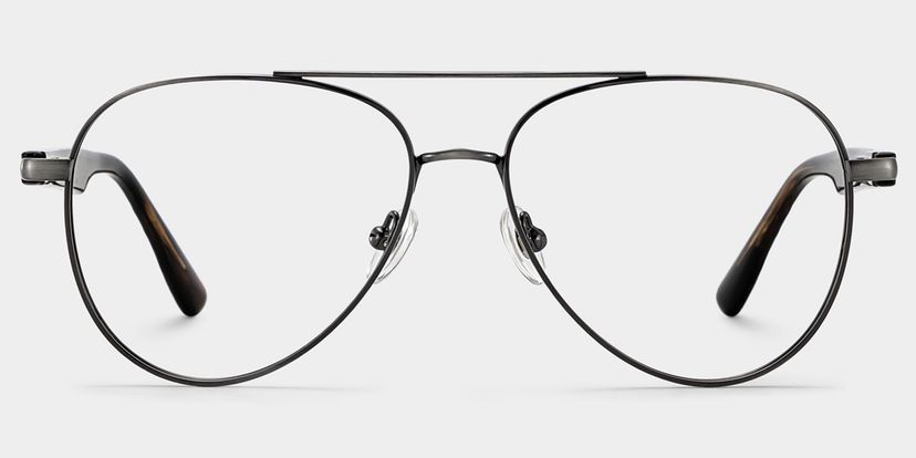 Aspen Black Aviator Glasses