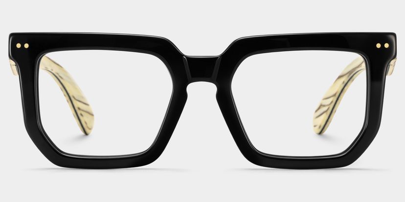 Shontay Black Square Glasses