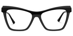 Bouck Black Cat eye Glasses0