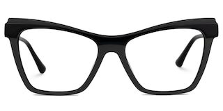 Bouck Cateye Black Glasses0