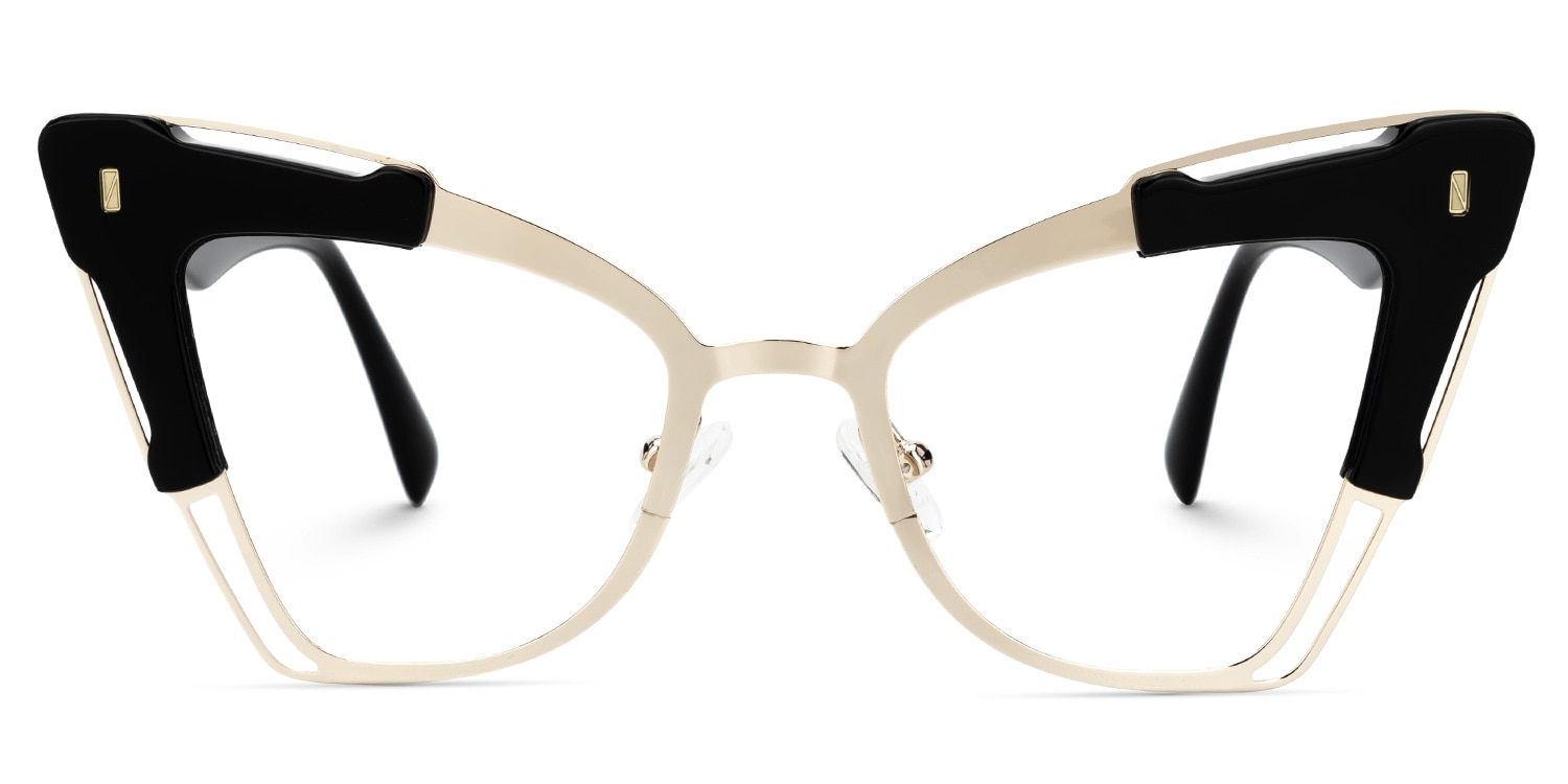 Talbert Cateye Black Glasses0