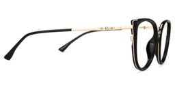 Estrada Cateye Black Glasses2