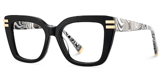 Cardozo Square Black Glasses3