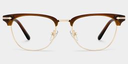 Capri Brown Browline Glasses0