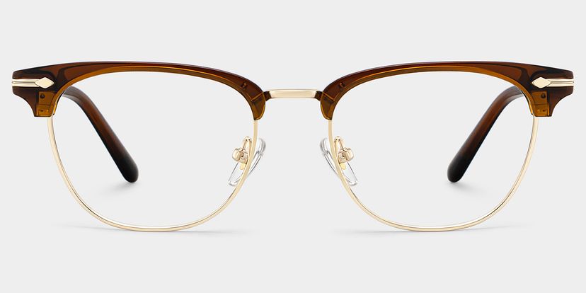 Capri Brown Browline Glasses