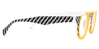 Mastin Round Yellow Glasses2