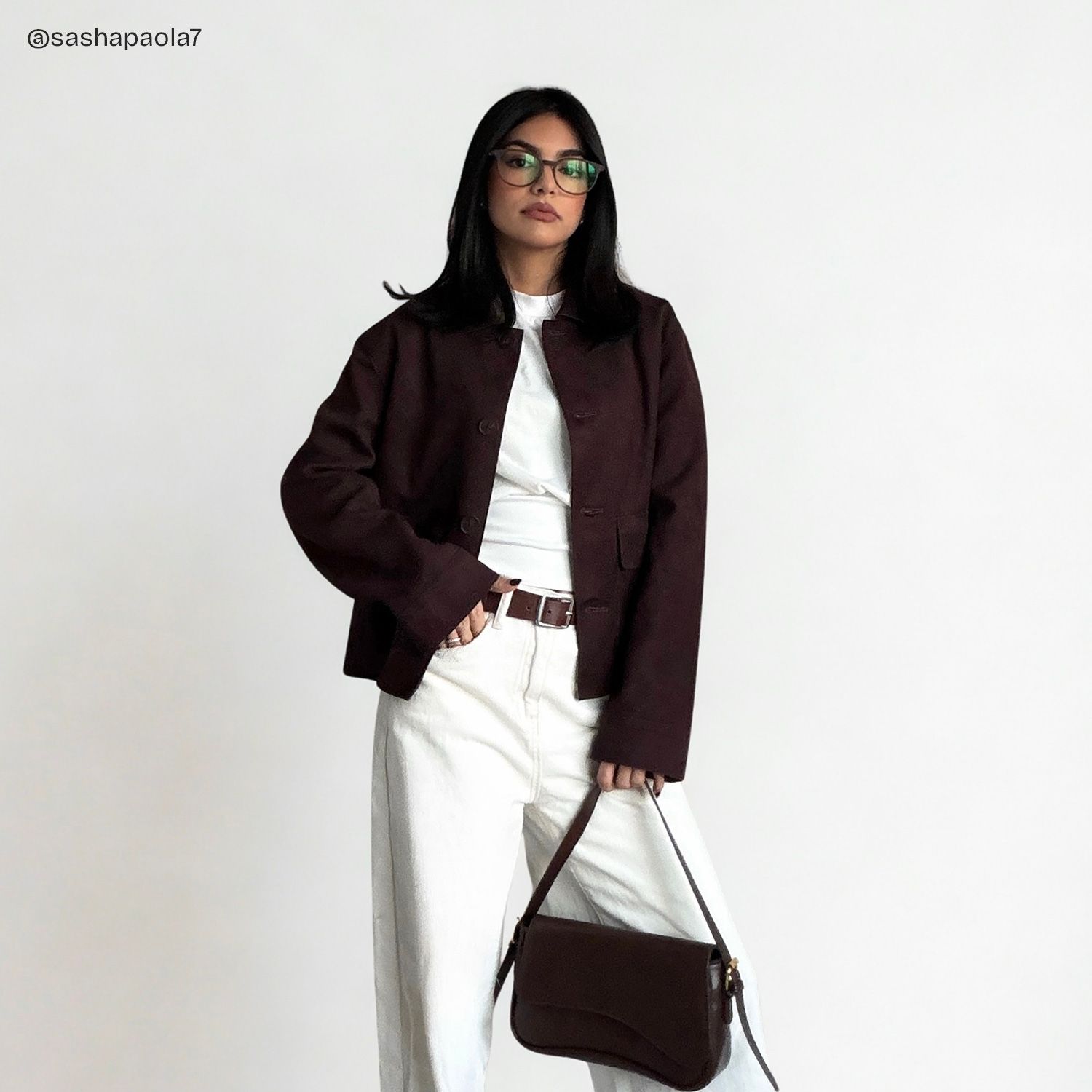 Allison Matte Brown Round Glasses for the Female | ZEELOOL7