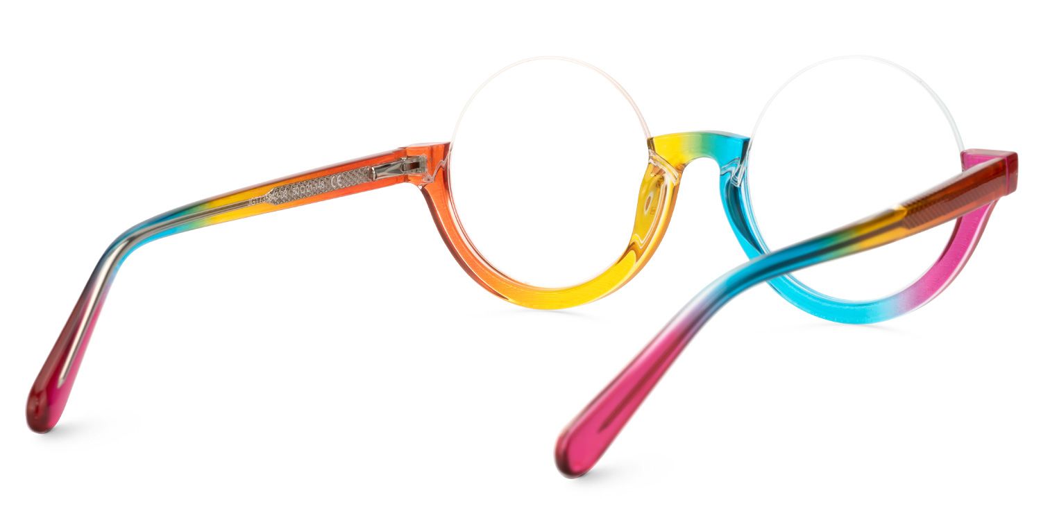 Cheril Round Multicolor Glasses3