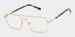 Iris Aviator Light Gold Glasses4