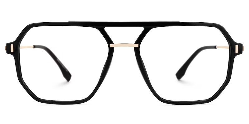 Lizbeth Aviator Black Glasses good-img