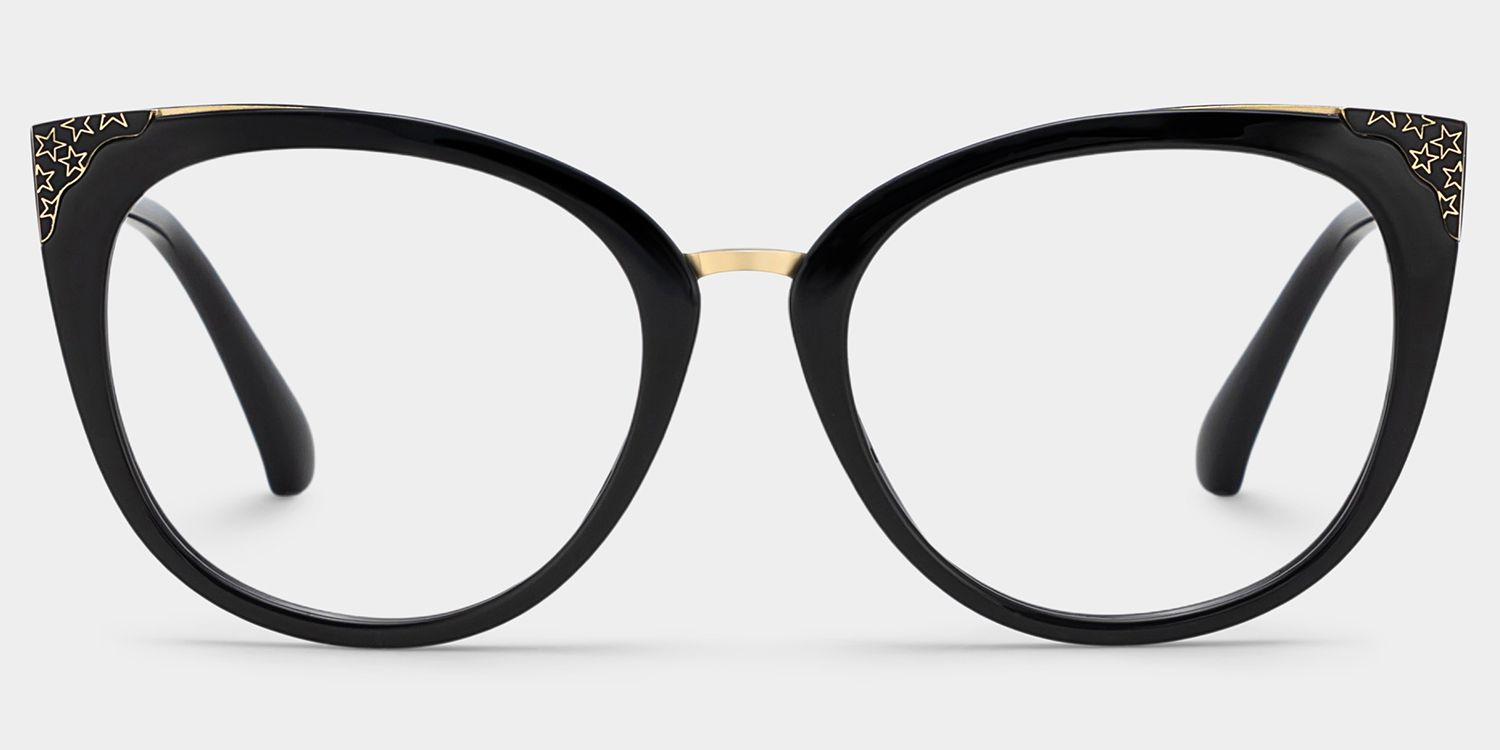 Dalton Cat Eye Black Sunglasses | Zeelool Glasses