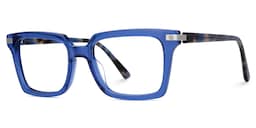 Langston Rectangle Blue Glasses3