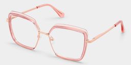Cordaro Square Pink Glasses3