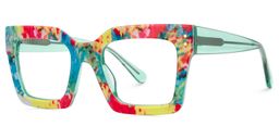 Agaton Square Green Glasses1