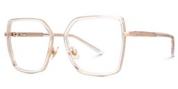 Jill Clear Square Glasses1