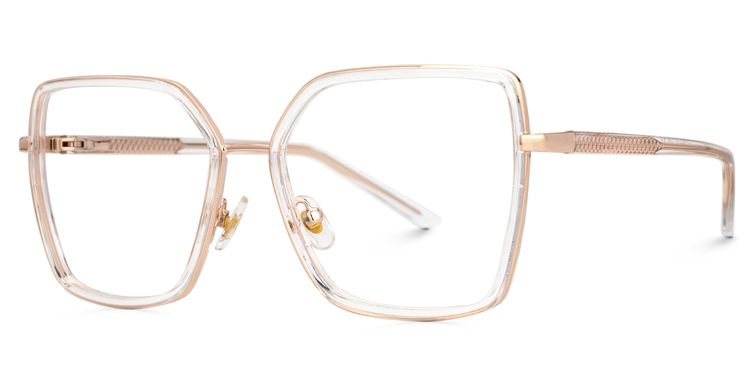 Jill Clear Square Glasses