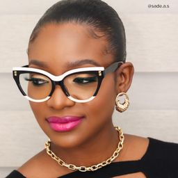 Cascata Cateye Black Glasses4