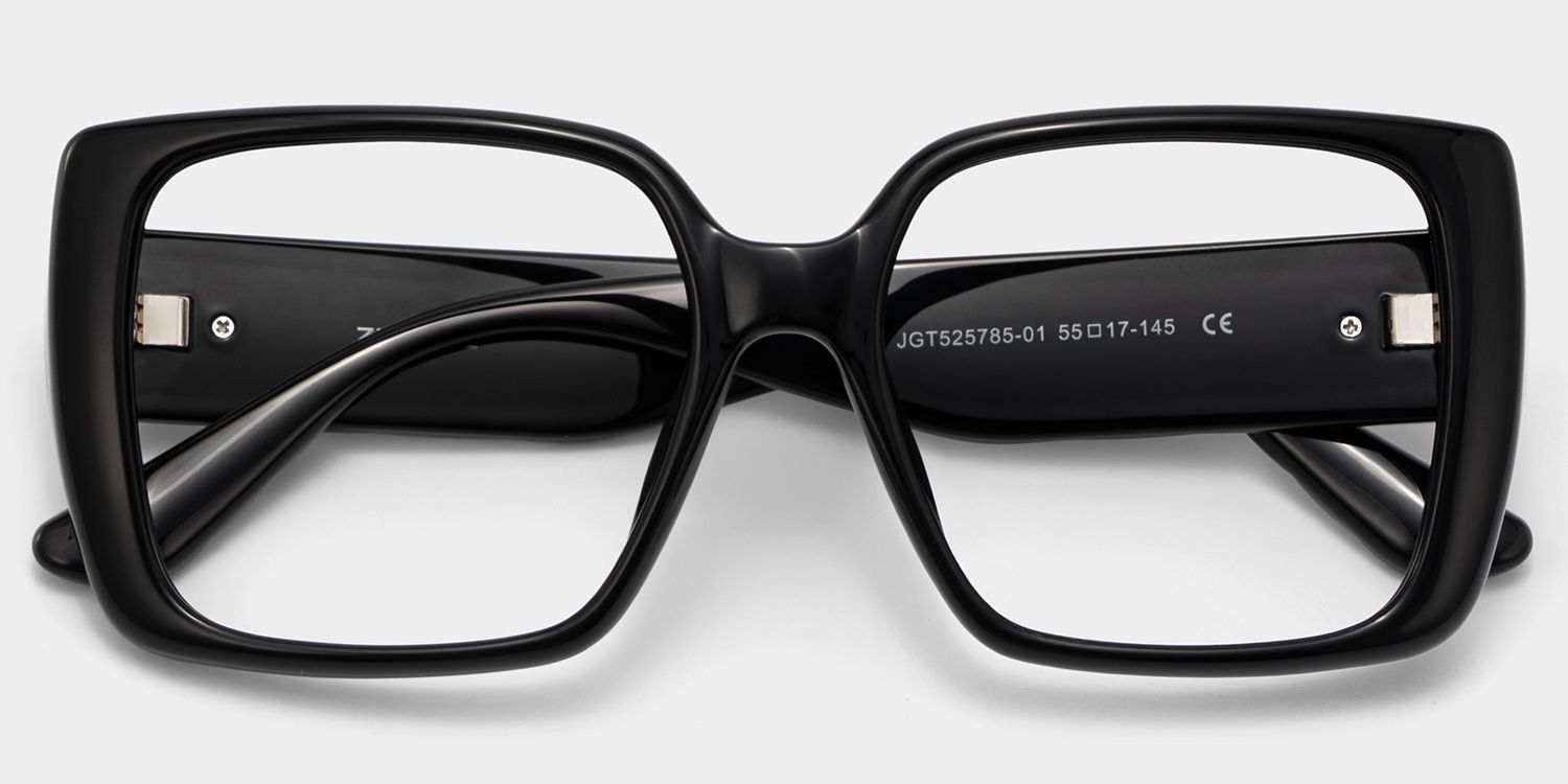 Maya Black Square Frame Glasses for Women | ZEELOOL1