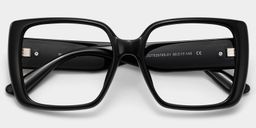 Maya Black Square Glasses1