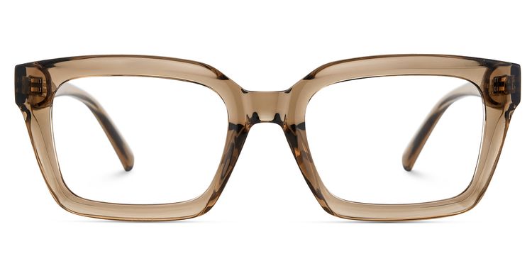 Grover Rectangle Beige Glasses