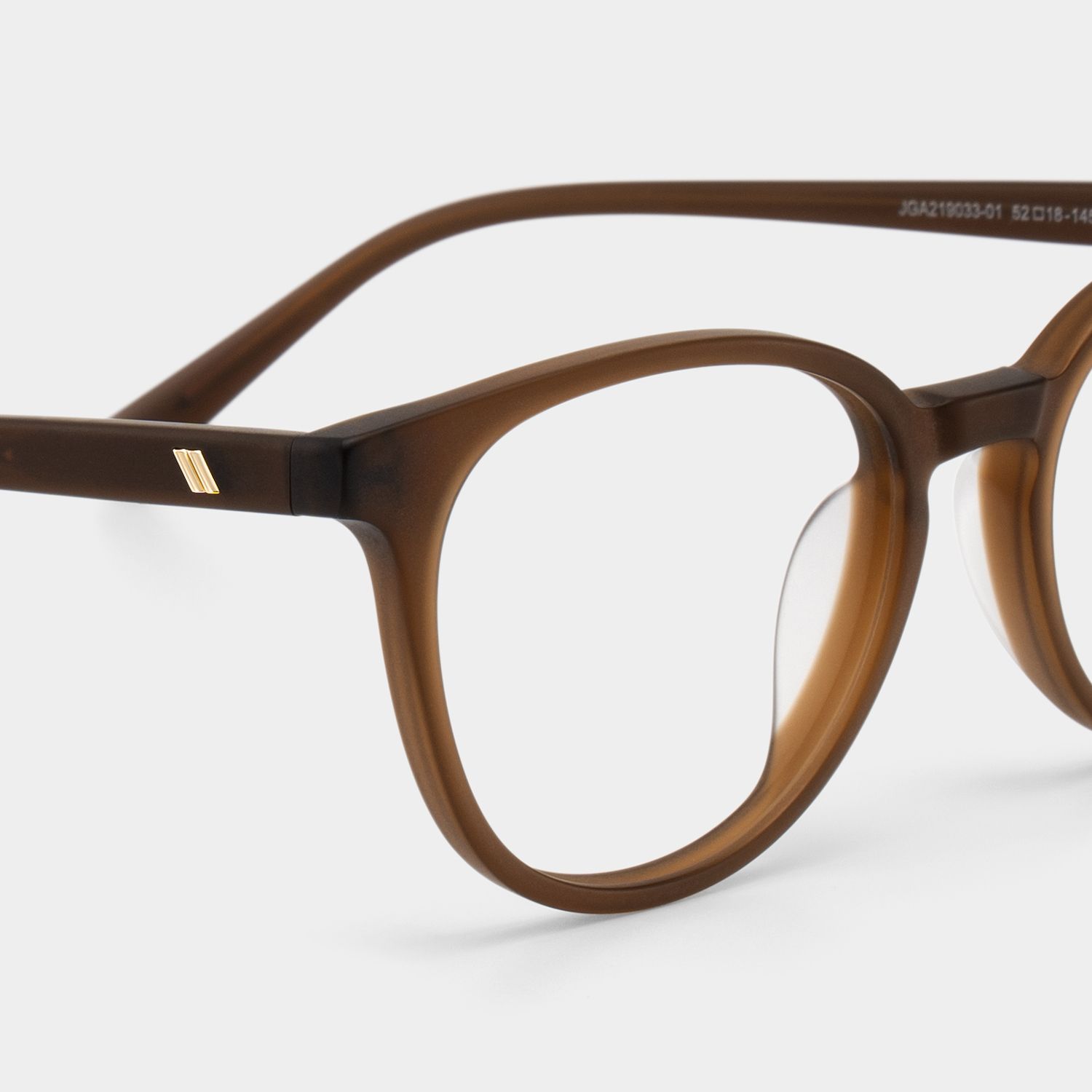 Allison Matte Brown Round Glasses for the Female | ZEELOOL4
