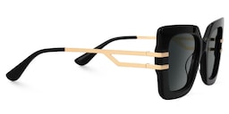 Poutine Square Black Glasses2