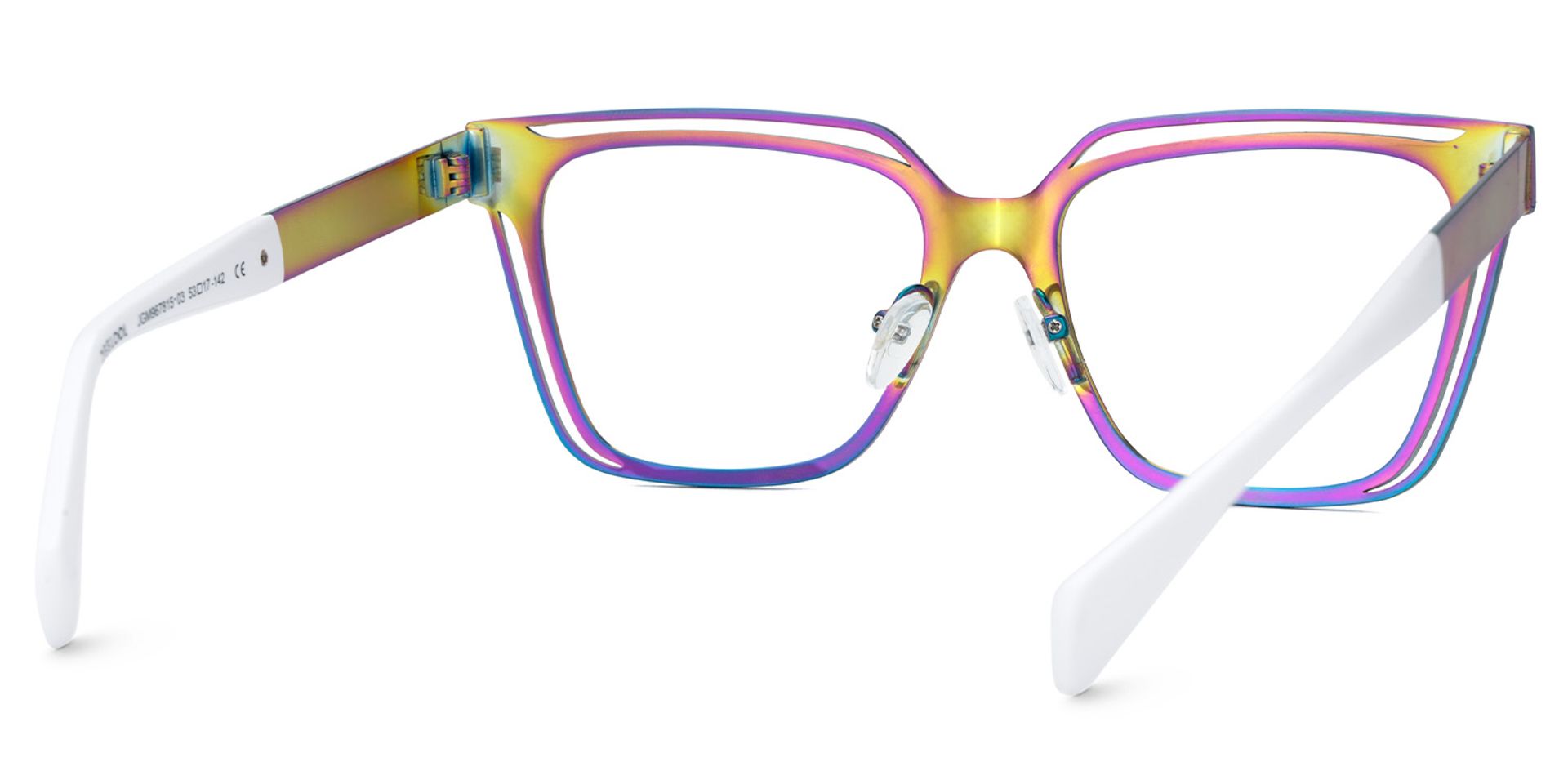 Designer Square Frame Glasses With Metal Material | Zeelool5