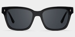 Pride Square Black Glasses0