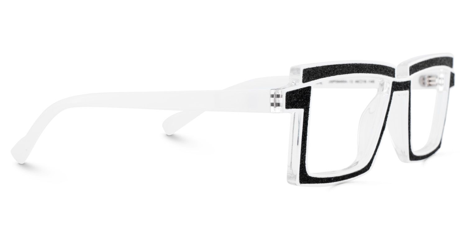 Rectangle Wire Frame Glasses With Black Color4