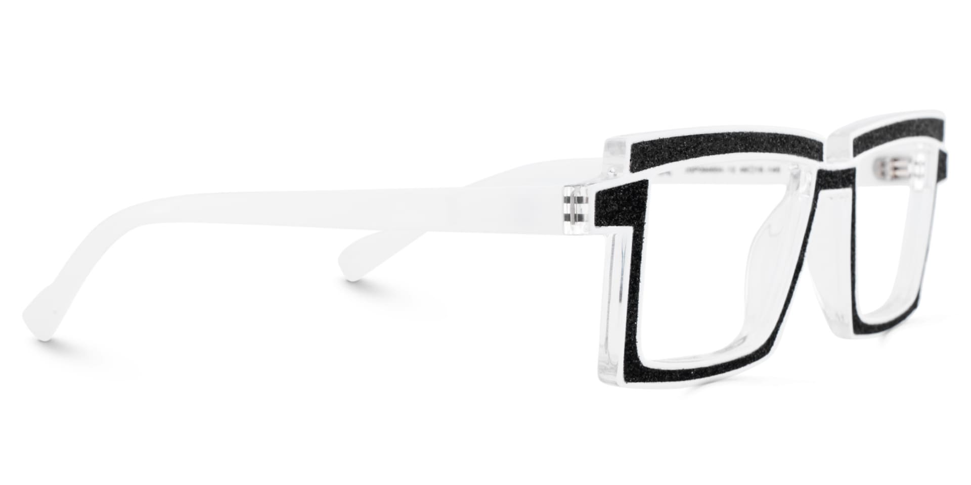 Rectangle Wire Frame Glasses With Black Color4