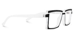 Zephyr Rectangle Black Glasses4