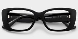 Hannah Black Rectangle Glasses2