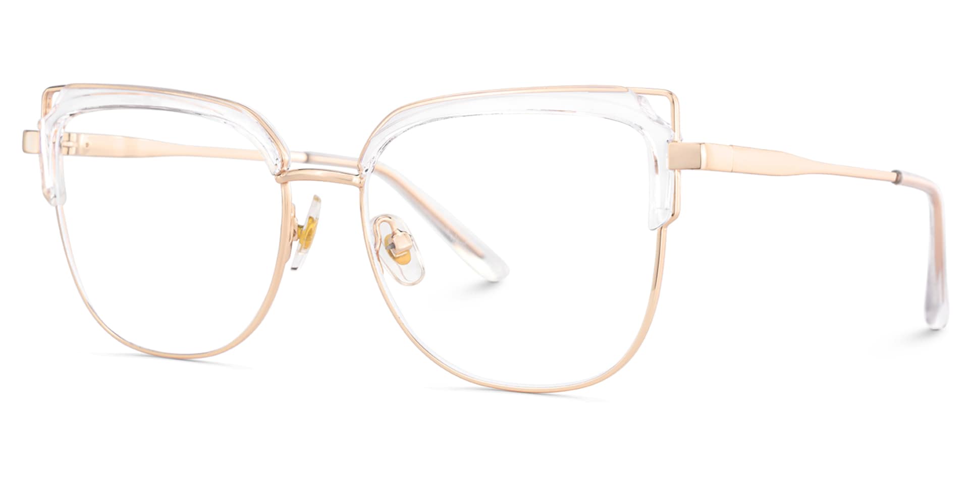 Samson Crystal Square Glasses With Adjustable Nose Pads Design3