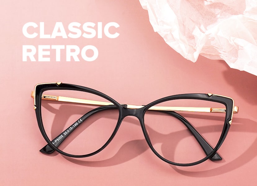 Yulissa Cateye Black Glasses