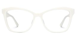 Angelee Butterfly White Glasses0
