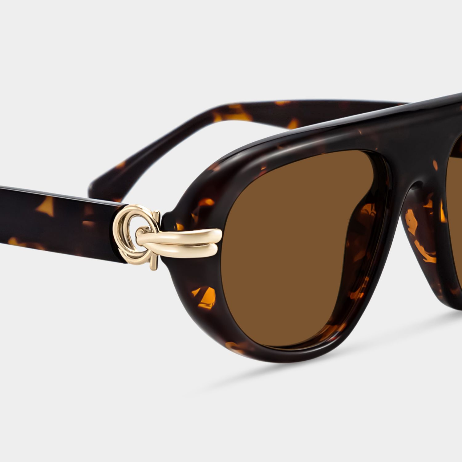 Aveline Tortoise Aviator Prescription Glasses for Women | ZEELOOL4