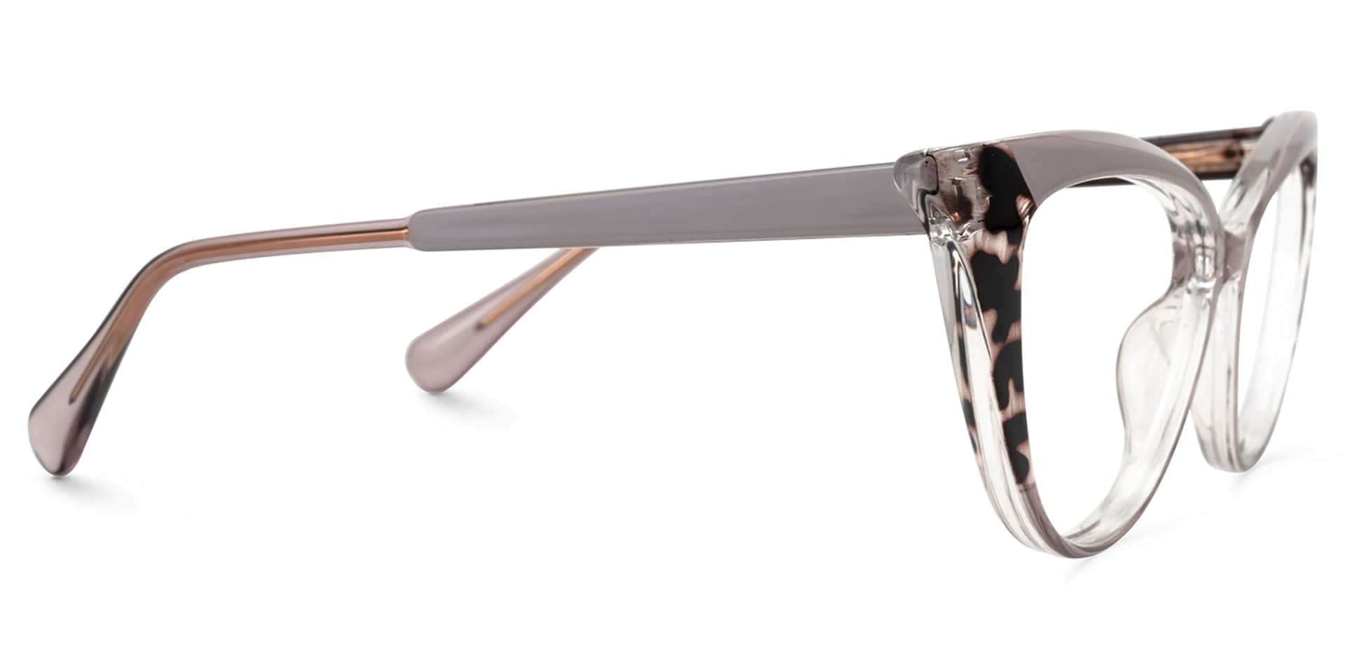 Cateye Sawida Two-Tone Glasses deals -Zeelool Glasses2