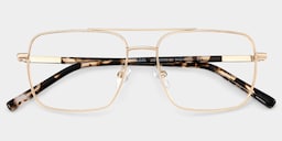 Iris Aviator Light Gold Glasses3