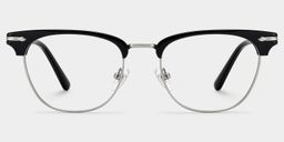 Capri Black Browline Glasses0