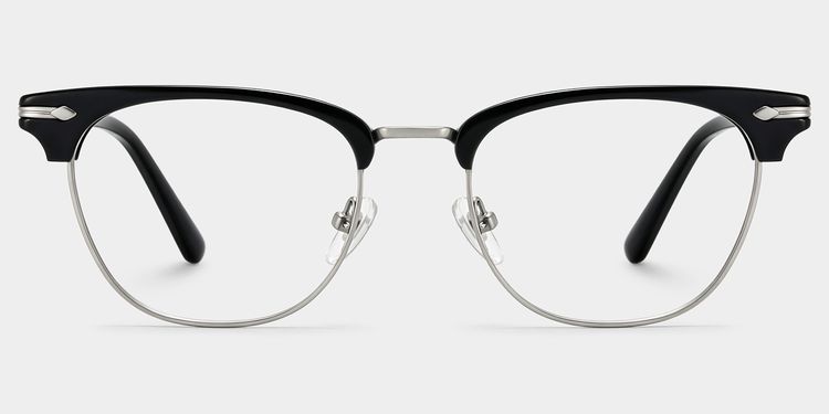 Capri Black Browline Glasses